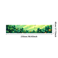 thumbnail image 3 of Lucky Clover Coin Pattern St Patrick's Day Party Backdrop Banner Wall Decor Green Shamrock Leaf Decoration Photography Props Background Festive Event, 3 of 4