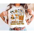thumbnail image 1 of Disney Girl Just Wanna Have Fun Minnie Halloween Trip T-Shirt, Mickey's Not So Scary Hall - Ivory - 3XL, 1 of 4