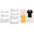 thumbnail image 4 of fastboy Handy T-Shirt Ruler Tool Alignment Craft Tool Guide 5PCS Accurate Centering for Flawless Designs Clear 7 Pcs 1Set, 4 of 6