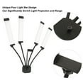 thumbnail image 3 of LED Fill Light Stand, ABS and Aluminum 90RA 4 Arms Fill Light  for Record Video US Plug, 3 of 7