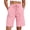 46# 1Pack:Pink, variant on NELEUS Women's 9" Bermuda Shorts Waffle Knit High Waisted Breathable Lounge Casual Shorts with Pockets,Purple,US Size L