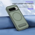thumbnail image 7 of ELEHOLD for Google Pixel 8 Case,Compatible with Mag Safe Accessory,Magnetic Heavy Duty Drop Protection Invisible Kickstand Rugged Military-Grade Protective Phone Case ,Green, 7 of 7