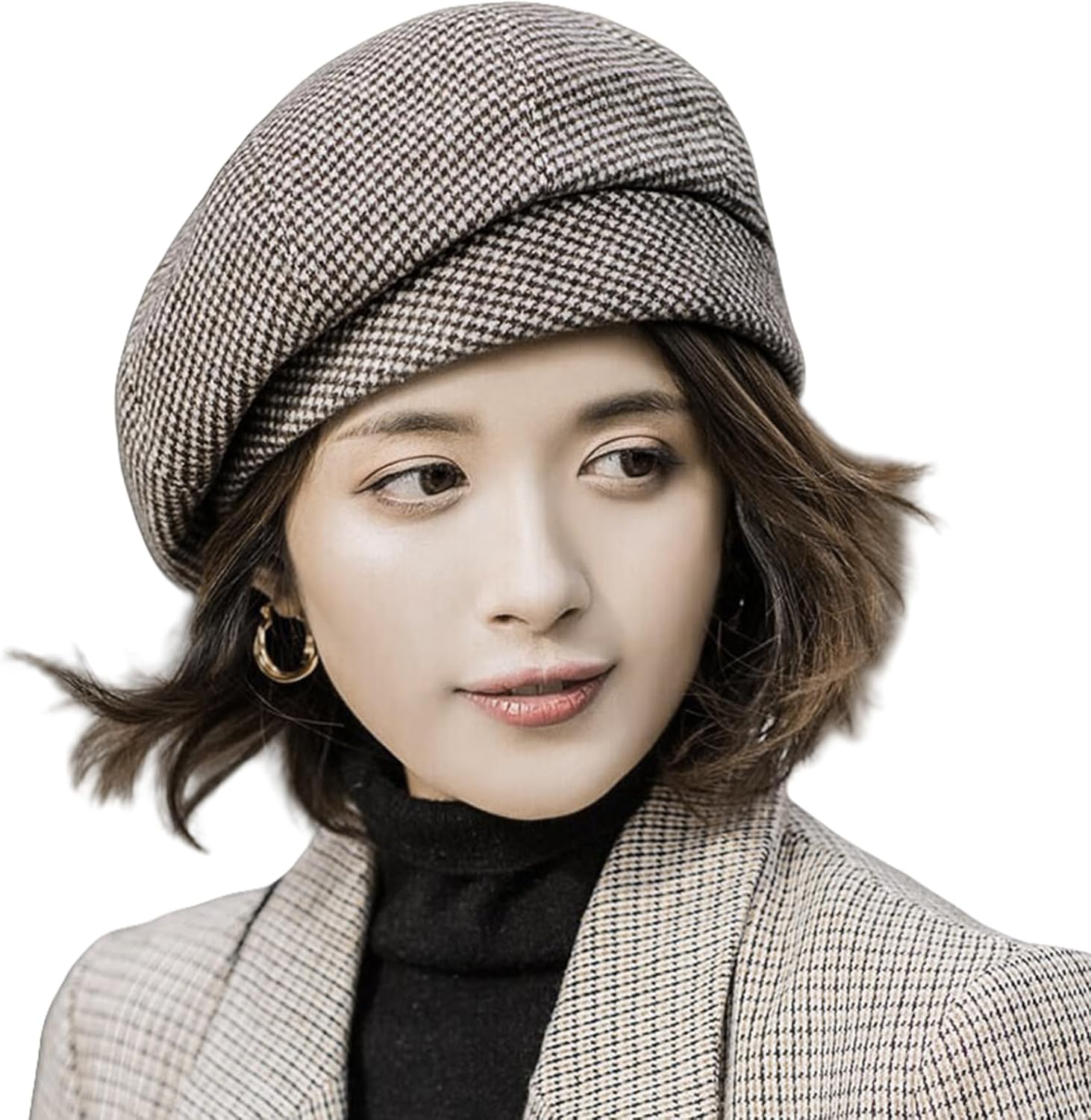 British Vintage Wool Felt Pillbox Beret Hats Ladies Church 