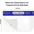 thumbnail image 4 of Durable Face Shield For Everyday Heroes, Transparent Face Shield With Adjustable Head Harness, Full Face Protection Against Drops, Saliva, Splashes, Oil, And Dust, Comfortable, 4 of 5