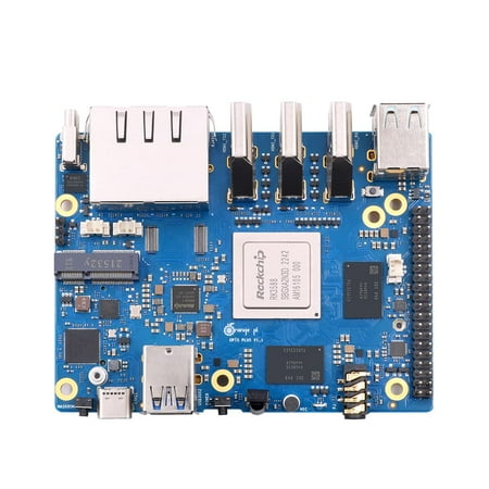 Orange Pi 5 Plus SSF20 4GB Rockchip RK358Core Bit Single Board Computer, 2.4GHz Frequency 8K Video Decoding Open Source Development Board Run Orange Pi OS, Android, Debian, Ubuntu (OPi 5 Plus 4G)