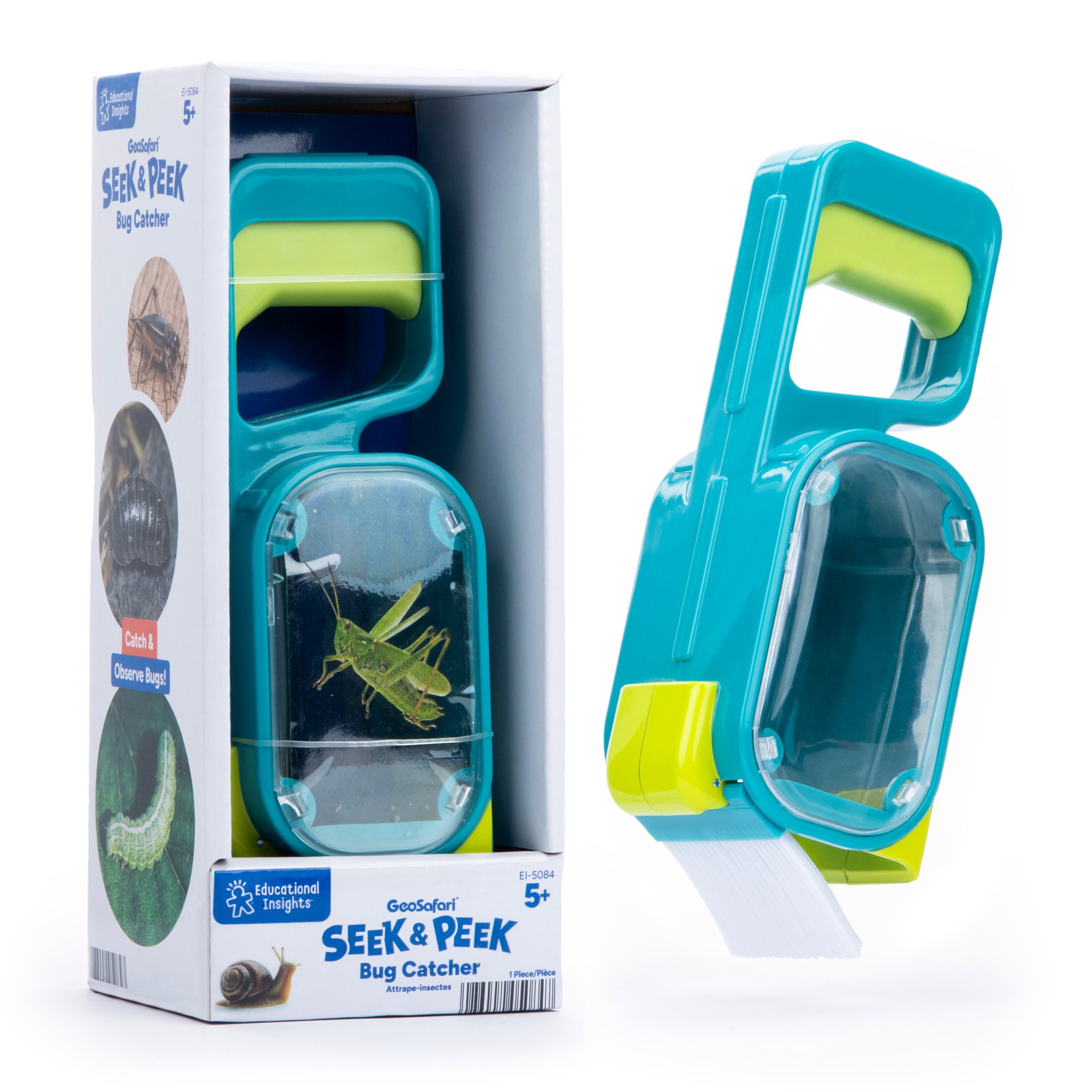 Educational Insights GeoSafari Seek & Peek Bug Catcher Toy for Outdoor Activity Kids Ages 5+