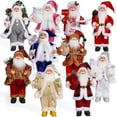 thumbnail image 6 of New Christmas Santa Claus Figure Christmas Standing Santa Claus Plush Doll 12inch Winter Festive Desktop Decoration Collectible (Chef), 6 of 15
