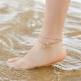 thumbnail image 5 of Layered Ankle Bracelets for Women Gold - 14K Gold Filled Figaro Chain Initial Anklets for Women Gold Anklets Layered Ankle Bracelets for Women, 5 of 5