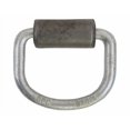 thumbnail image 1 of Buyers D-Ring B28F 1.94 Inch Ring Diameter; Rope Ring; 2000 Pound Working Load Limit; Weld-On; Raw; Zinc-Plated Steel, 1 of 2