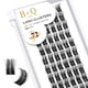 thumbnail image 1 of Lash Clusters B06 Extensiones de pestañas DIY 72 grupos de pestañas CD Curl B&Q pestañas Wispy Volume Lashes grupo individual DIY en casa (B06,D-8-16MIX), 1 of 4