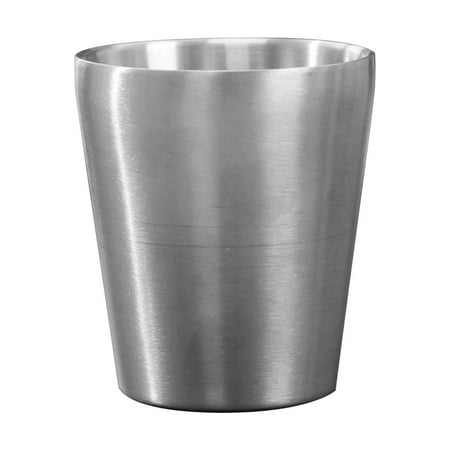 

Stainless Steel Double-layer Beer Mug Hot Pot Tableware Barbecue Anti-scald Tea Cup