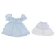 thumbnail image 1 of Adorable ropa de muñeca , lindo con ropa interior blanca, accesorios de moda, para Obitsu11 OB11 para Mini 1/12 Raya azul CUTICAT  Conjuntos de vestido de muñeca, 1 of 5