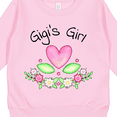 thumbnail image 3 of Inktastic Gigi's Girl Heart Flowers Toddler Sweatshirt, 3 of 4