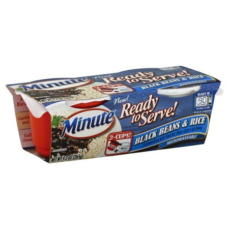 MINUTE, BLACK BEANS & RICE