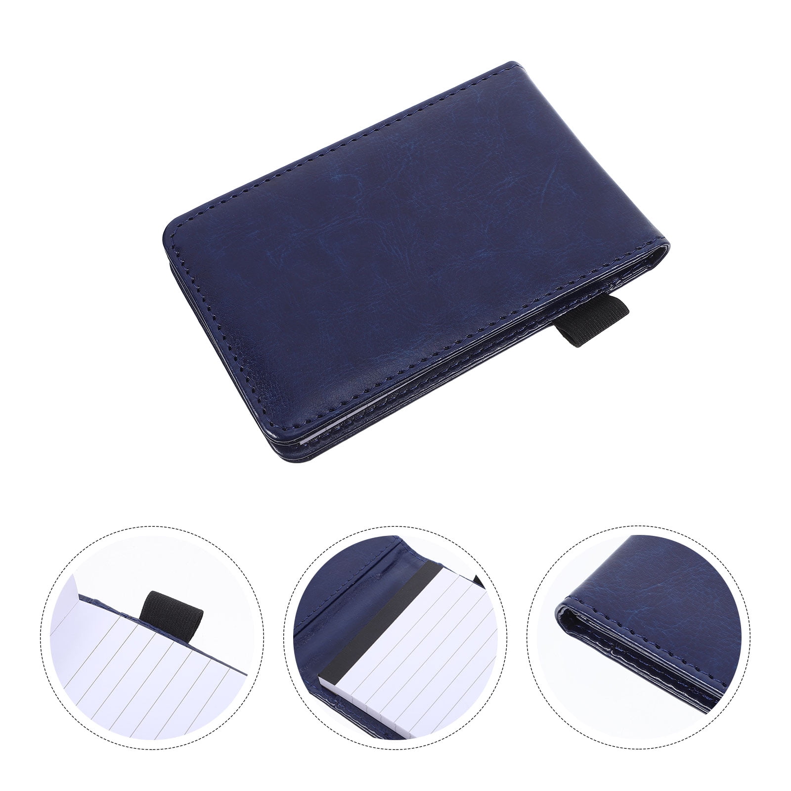 LOLIPPYY Dark Notepad with Stylish Cover for Office Daily Planning Note Taking and Writing