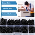thumbnail image 3 of High-Precision Self-Tapping Screws, Phillips Drive Countersunk Head Assortment Fasteners Kit, Wide Application in Industry, Furniture, Electronics, Carbon Steel Flat Head Wood, 3 of 4