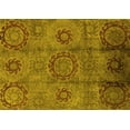 thumbnail image 1 of Ahgly Company Indoor Rectangle Oriental Yellow Industrial Area Rugs, 2' x 4', 1 of 4