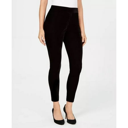 JM Collection Women's Velvet Leggings Blue Size Petite Small