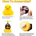 thumbnail image 4 of 2 piezas de adornos para salpicadero de coche con forma de pato, juguete de pato de goma para coche, adornos de pato de goma para coche, para hombres, mujeres, niños y niñas, 4 of 5