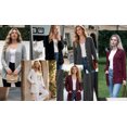 thumbnail image 6 of Shine Up Womens Lightweight Cardigan Button Down Long Sleeve Tops Casual Open Front Cardigans, 6 of 7