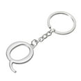 thumbnail image 3 of Uxcell Initial Letter Key Chain, Letter Q Key Chain Pendant Key Ring Bag Backpack Decor, Silver, 3 of 7