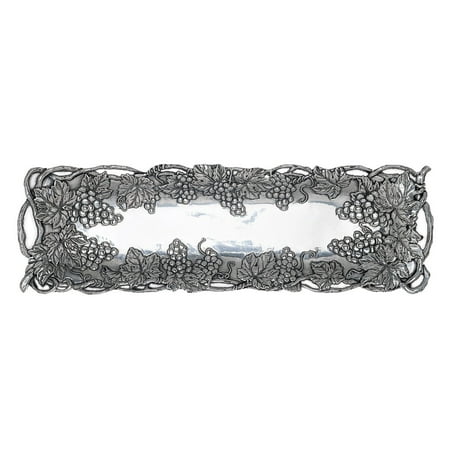 Arthur Court Grape 19-Inch Oblong Tray
