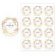 thumbnail image 4 of Pegatinas personalizadas para invitaciones de boda, sellos de dulces, favores, Cajas de Regalo, etiquetas de papel adhesivas, 4,5 cm, 96 unidades, 4 of 4