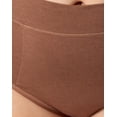 thumbnail image 4 of Playtex Tummy Smoothing Brief Underwear Pack, Moisture-Wicking, 3-Pack (Plus Sizes) Bronzed Chestnut Heather/Black/Black 3XL Women's, 4 of 4