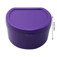 thumbnail image 2 of Plastic Container Case Denture Bath Box Mouthguards Storage,Pink Separate Bottling, 2 of 3