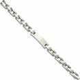thumbnail image 3 of Stainless Steel Brushed And Polished 9.25In Id Bracelet (9.25 X 12) Made In China -Jewelry By Sweet Pea, 3 of 8