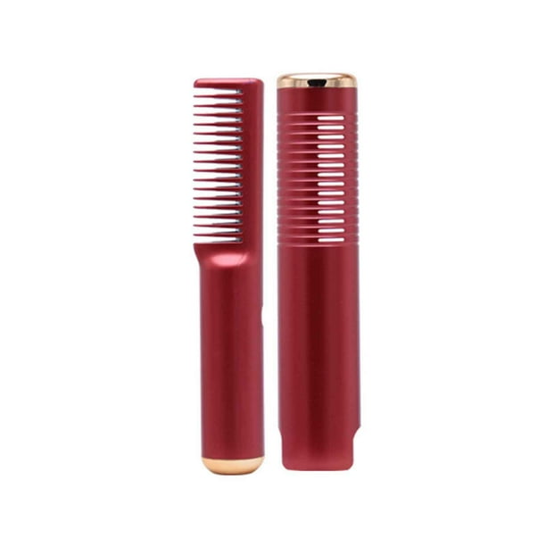 Cortapelos para hombres, cortadora de pelo portátil, automática, con peine recto, multifunción, carga negativa por USB, inteligente, inalámbrica, para viajes, con rizador automático.