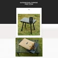 thumbnail image 2 of Outdoor Camping Portable Foldable Table Compact Detachable Teapoy Aluminum Alloy, 2 of 8
