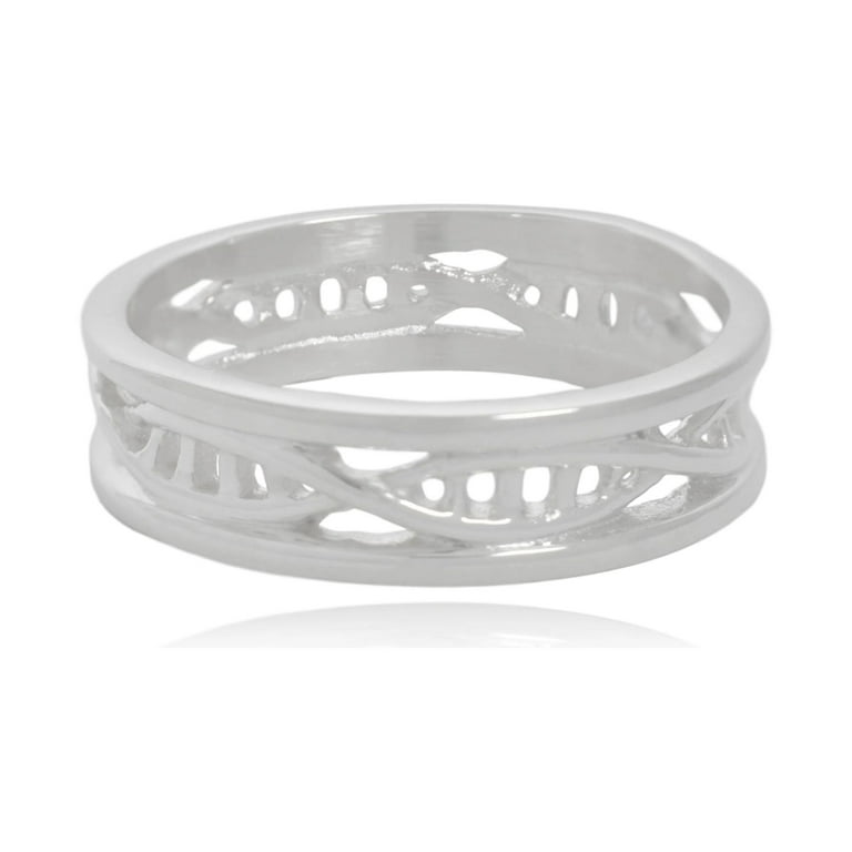 Dna double helix on sale ring