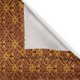 thumbnail image 3 of Ambesonne Yellow Damask Kitchen Curtains, Venetian Leaves, 55"x39", Earth Yellow Burgundy, 3 of 3
