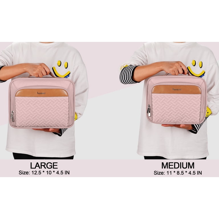 CooSky Travel Hanging Toiletry Bag for Women, Extra Large Makeup Bag, Holds Full-Size Shampoo, with Jewelry Organizer Compartment, Wate CooSky Travel Hanging Toiletry Bag for Women, Extra Large Makeup Bag, Holds Full-Size Shampoo, with Jewelry Organizer Compartment, Wate