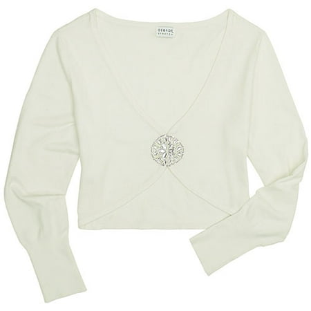 Women's Bolero Sweater With Rhinestones