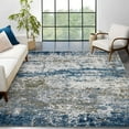 thumbnail image 4 of FairOnly Blue 10'x13'Modern Abstract Machine Washable Non Slip Non Shedding Area Rug Soft Low Pile Floor Rug for Living Room Kitchen Bedroom, 4 of 7