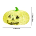 thumbnail image 3 of Voglyf Halloween Pumpkins Stress Balls Fidget Toys, Small Pastel Glitter Pumpkin Decor for Halloween Tabletop Mantle Tiered Tray Farmhouse Indoor Party Centerpiece Holiday Decoration Gift,Gold, 3 of 8