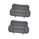 thumbnail image 2 of Organizador genérico para asiento trasero de coche Organizador de vehículos Accesorios de viaje Espacio para vehículos Negro, 2 of 8