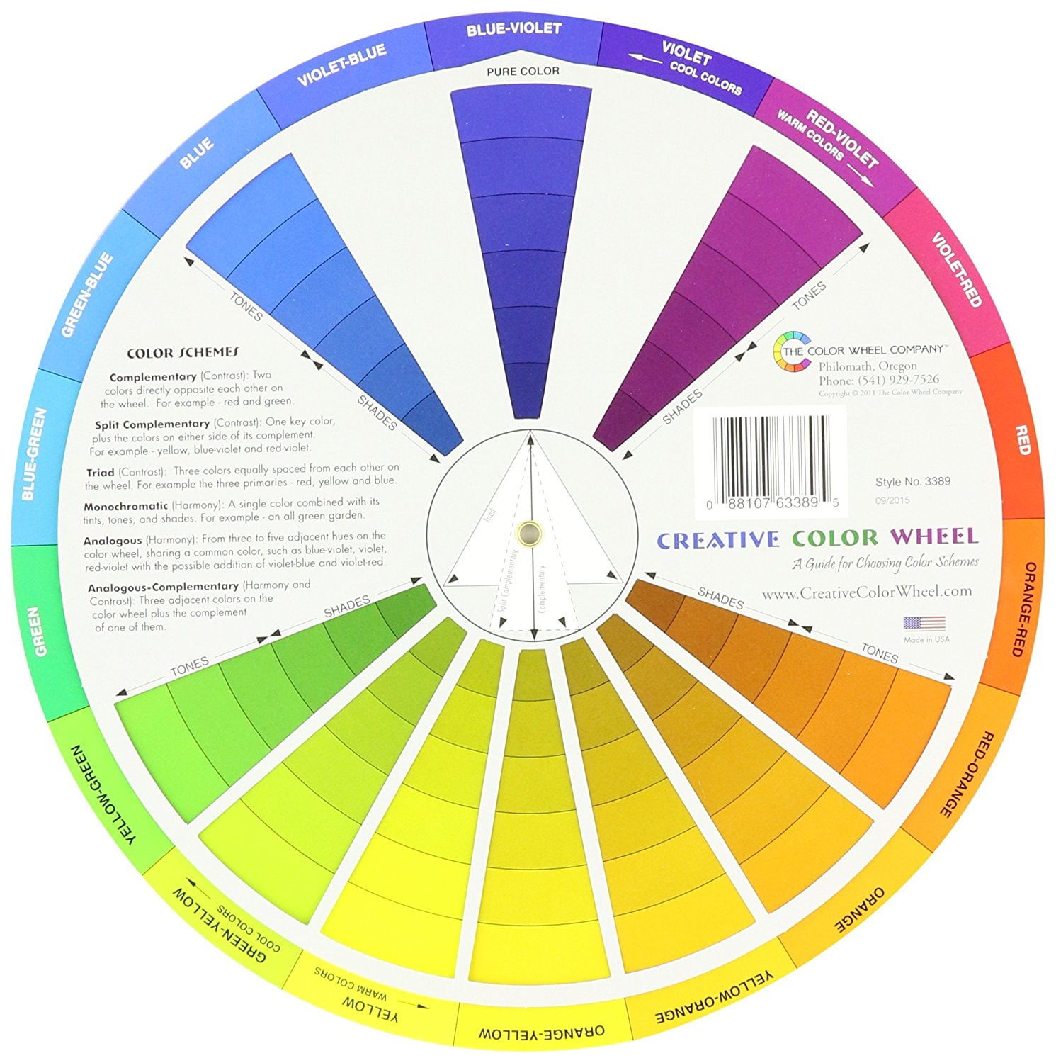 Color Wheel 9.25 inch Creative Color Wheel