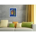 thumbnail image 4 of North America - Native American and Skyscraper - Vintage Airline Travel Poster by Jean Colin c.1956 - Fine Art Rolled Canvas Print 16in x 20in, 4 of 4