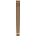 thumbnail image 2 of Ekena Millwork 3 1/2"W x 24"D x 36"H Traditional Traditional Rough Cedar Woodgrain TimberThane Bracket, Primed Tan, 2 of 6