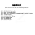 thumbnail image 2 of CMX Front Rear Disc Brake Rotors Kit for Car BMW X1 335i xDrive 335xi 335is 335d K8-101534, 2 of 8