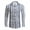 Blue, variant on Cloudstyle Men's Lightweight Striped Printed Button-Down Shirt - Long Sleeve Wrinkle Resistant Casual Top for Everyday Wear
