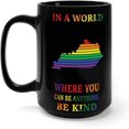 thumbnail image 2 of Funny Coffee Mug Tea Cup In A World Where You Can Be Anything Louisiana Coffee Tea Cups Lesbian Gay Bisexual Transgender Asexual Glossy Ceramic Mugs Gifts for Bosses Father Mother Cousin 15oz Black, 2 of 6
