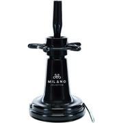 Milano Collection Black Premium Suction Wig Stand for Mannequin Head Black Table Wig Stand for Styling