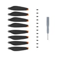 thumbnail image 2 of de bajo ruido, ligero, portátil, de liberación rápida, profesional para RC, cuadricóptero, reemplaza piezas, accesorio , naranja negro naranja y negro Sunnimix apoyo de hélice, 2 of 8