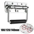 304 Stainless Steel Spring Loaded Rubber Handle Carry Speaker Case Box