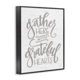 thumbnail image 2 of Stupell Industries Rustic Lodge Gather Here Family Grey White Word Design Black Framed Giclee Art, 11 x 14, by Jaxn Blvd., 2 of 6