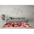 thumbnail image 3 of Ahgly Company Indoor Rectangle Abstract Red Modern Area Rugs, 8' x 10', 3 of 4